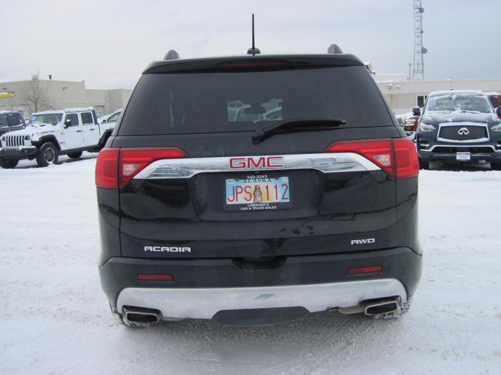 2019 black /black GMC Acadia Denali AWD (1GKKNXLS8KZ) with an 3.6L V6 DOHC 24V engine, 6A transmission, located at 9530 Old Seward Highway, Anchorage, AK, 99515, (907) 349-3343, 61.134140, -149.865570 - Loaded GMC Acadia Denali AWD come take a test drive. - Photo #4